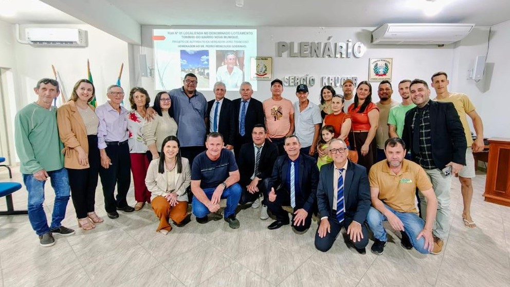 NOTÍCIA: Câmara Municipal aprova projetos que nomeiam ruas em Vila Pavão