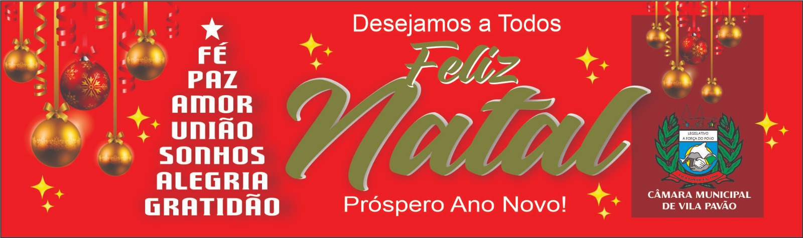 NOTÍCIA: Semana do Natal: confira o expediente da Câmara Municipal para os próximos dias