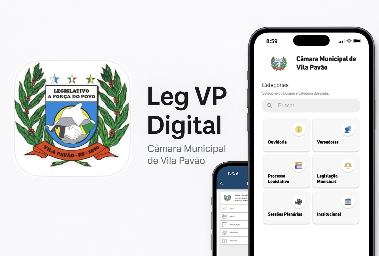Leg VP Digital: Câmara de Vila Pavão lança aplicativo para aproximar cidadão do Legislativo
