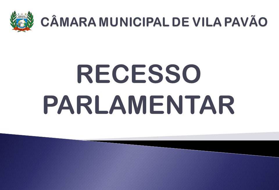 Recesso Parlamentar